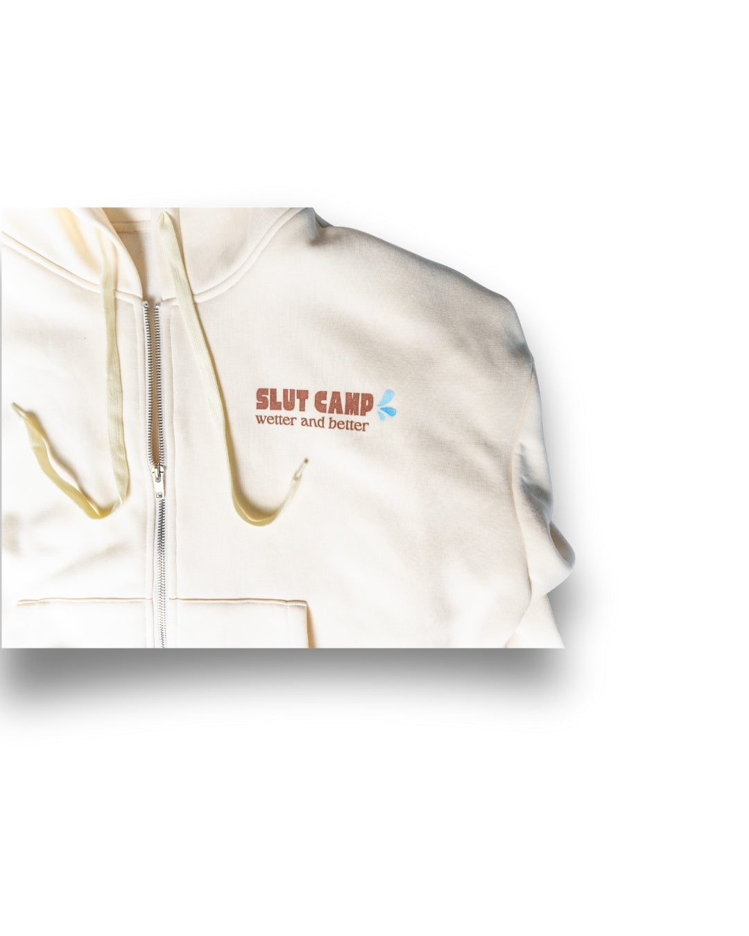 Wetter & Better (Cream Color) Hoodie