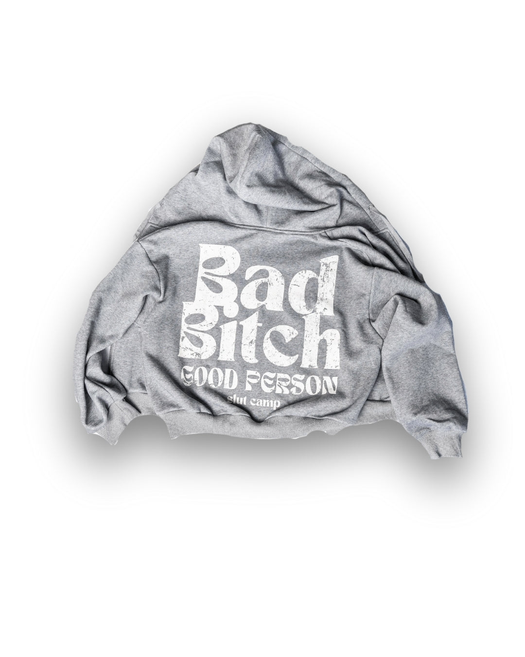 Bad Bitch Good Person (Gray) Hoodie