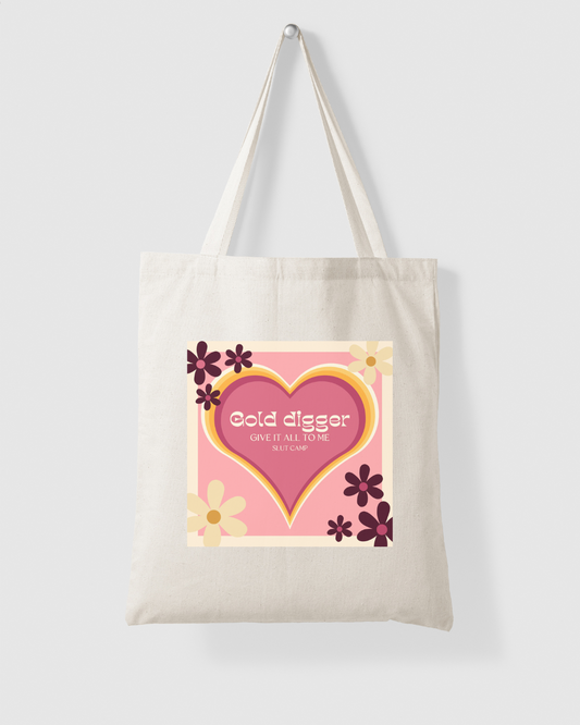 Slut Camp Gold Digger Tote Bag