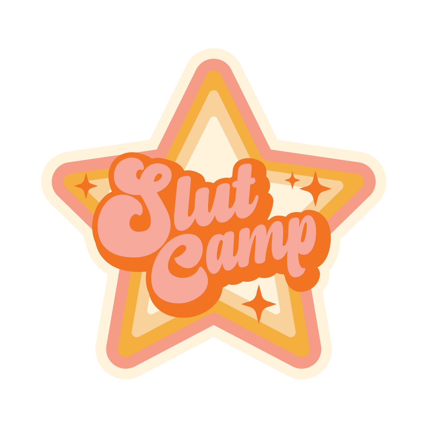 Slut Camp Logo Sticker