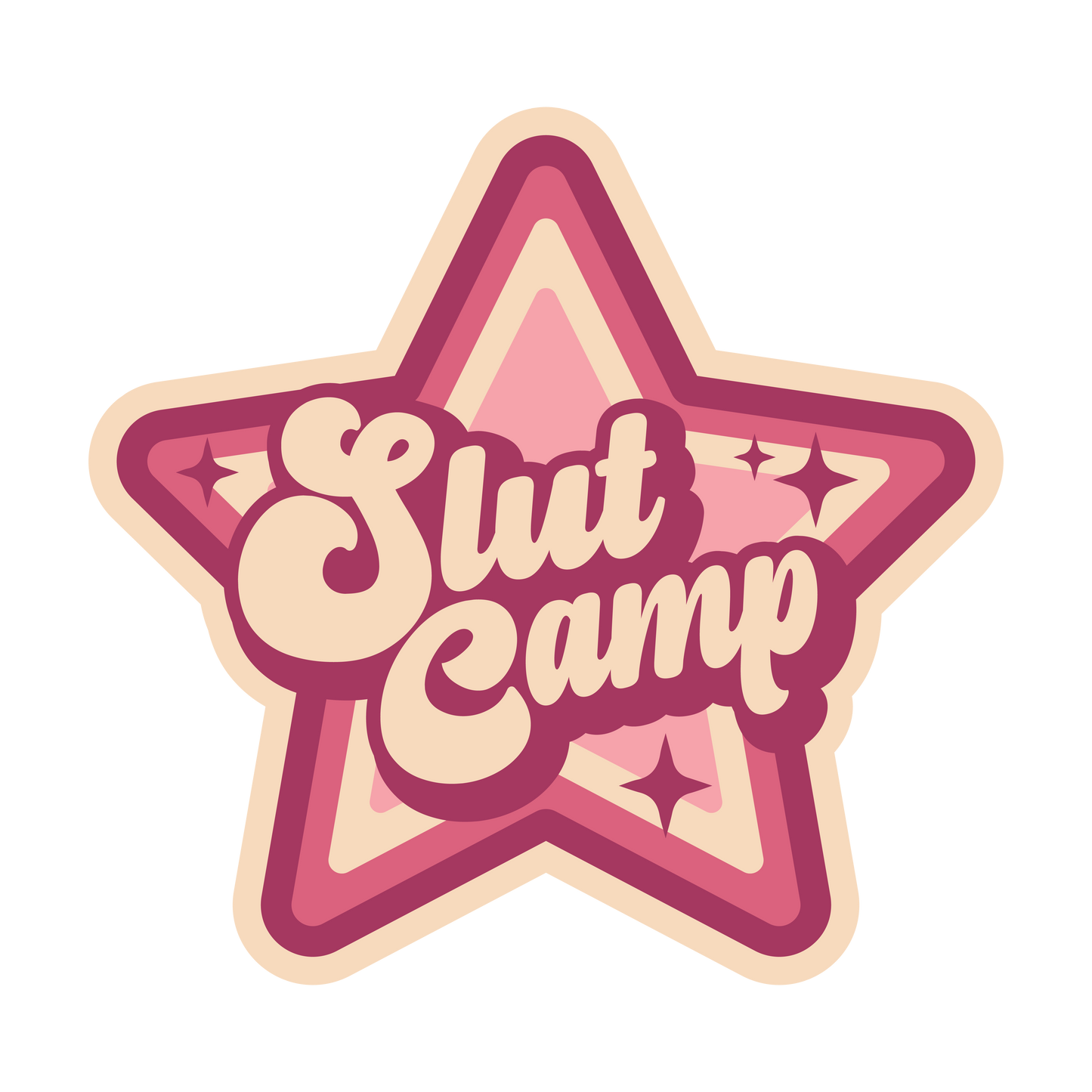 Slut Camp Logo Sticker