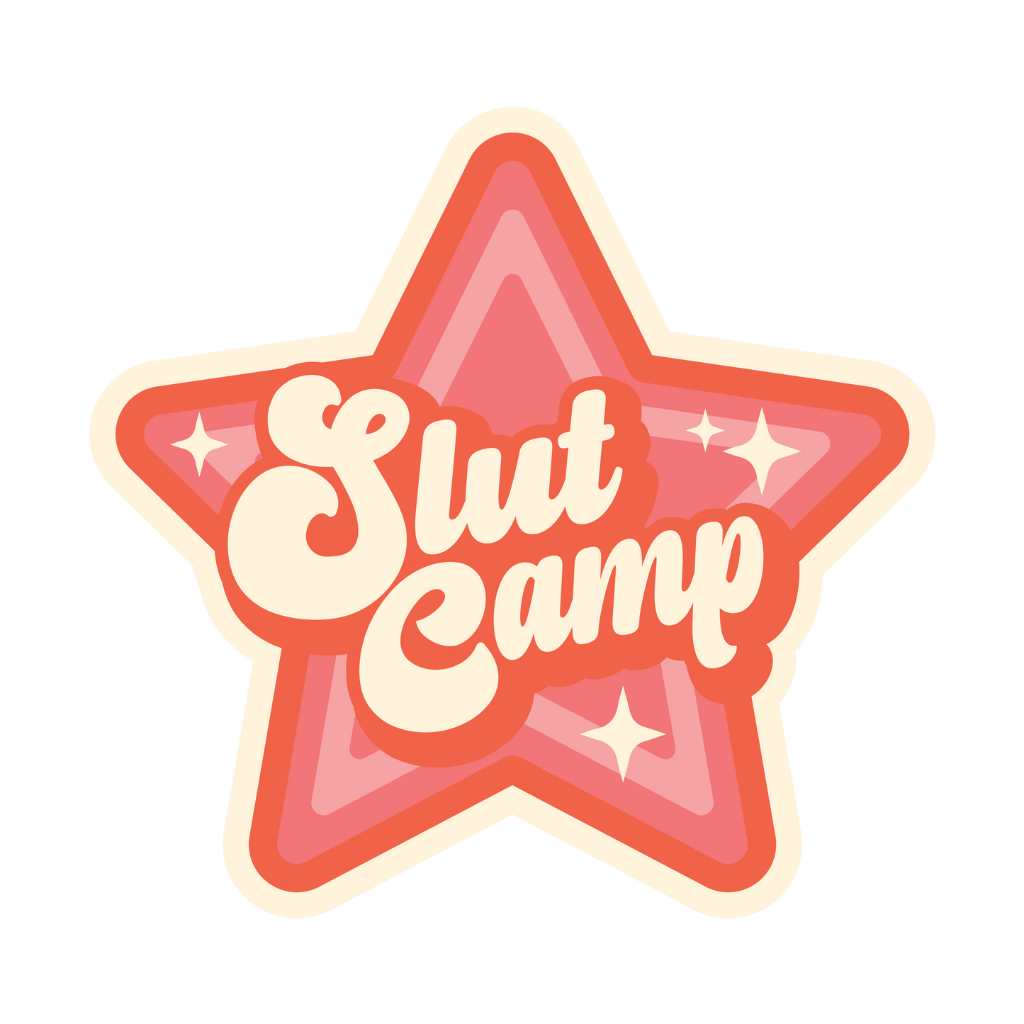 Slut Camp Logo Sticker